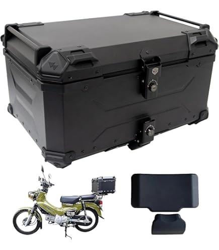 Amazon | 71L バイク用リアボックス 大容量 丈夫 防振 防水